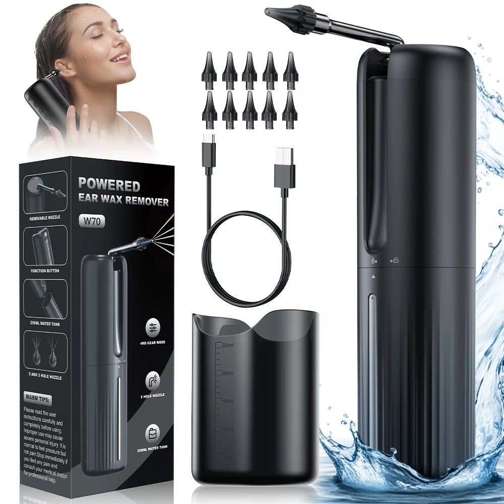 HydroClean Oreilles™ – Kit de lavage auriculaire électrique
