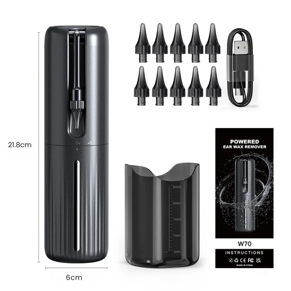 HydroClean Oreilles™ – Kit de lavage auriculaire électrique